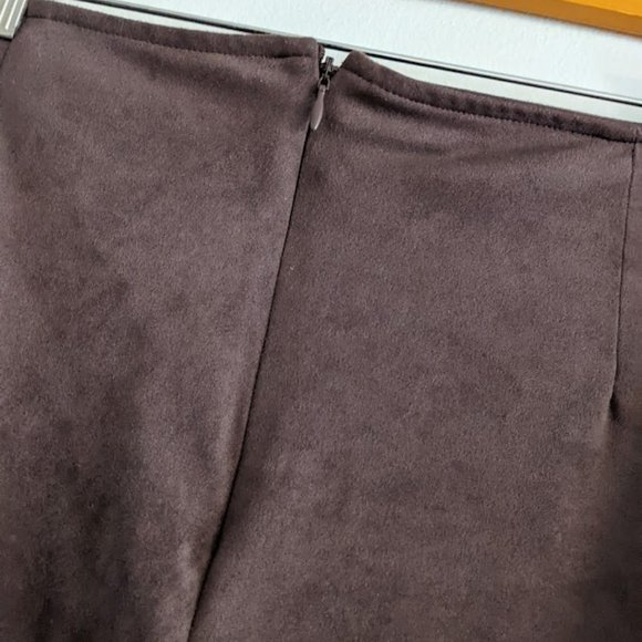 Forever 21+ Brown Wrap Tulip Mini Skirt Size 3X - Picture 5 of 7